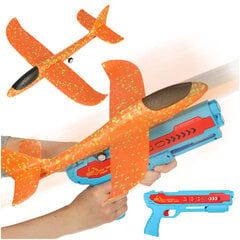 Gaisa kuģa palaišanas pistole, oranža, 36 x 37,5 cm cena un informācija | Rotaļlietas zēniem | 220.lv