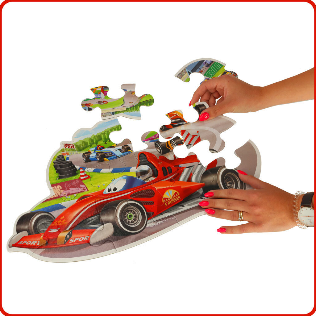 Puzle Castorland Racing car, 12d. cena un informācija | Puzles, 3D puzles | 220.lv