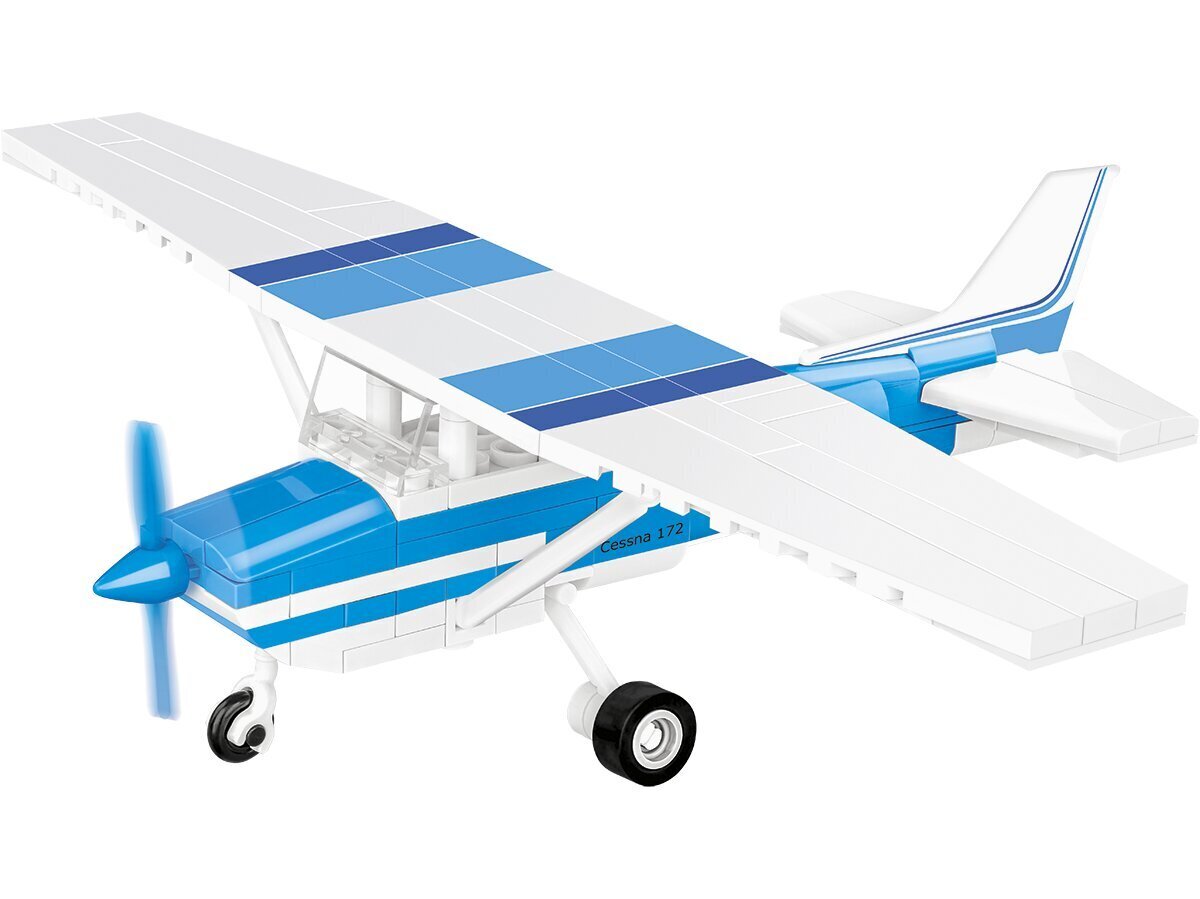 Konstruktors Cobi Cessna 172 Skyhawk-White-Blue 26622, 162 d. cena un informācija | Konstruktori | 220.lv