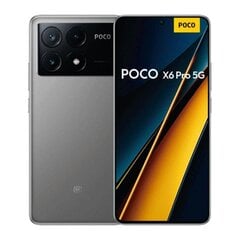 Poco X6 Pro 5G/12/512GB Grey cena un informācija | Mobilie telefoni | 220.lv