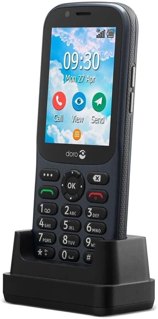 Doro 730X Black cena un informācija | Mobilie telefoni | 220.lv