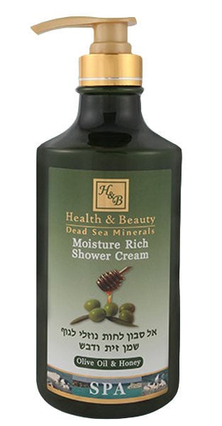 Dušas želeja-krēms ar olīveļļu un medu Health & Beauty, 780 ml цена и информация | Dušas želejas, eļļas | 220.lv