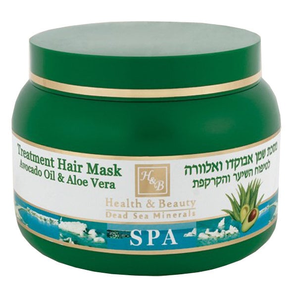 Mitrinoša matu maska ​​ar avokado eļļu un alveju Health & Beauty, 250 ml cena un informācija | Matu uzlabošanai | 220.lv