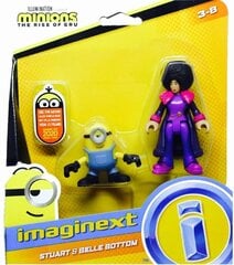 Figūriņas Imaginext Minions Stuart ir Belle Bottom Fisher Price, 2 gab cena un informācija | Rotaļlietas zēniem | 220.lv