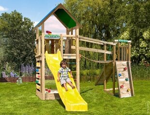 Bērnu rotaļu laukums Jungle Gym Lodge Clutter Bridge cena un informācija | Bērnu rotaļu laukumi, mājiņas | 220.lv