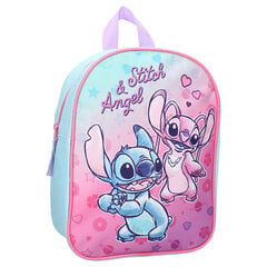Mugursoma bērniem Stitch Hello Cutie, zila/rozā цена и информация | Школьные рюкзаки, спортивные сумки | 220.lv