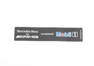 Mercedes AMG logotips Mobil1 eļļas uzlīmes uzlīme oriģināla A0045849438 cena un informācija | Mercedes-Benz Auto preces | 220.lv