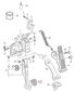 VW Golf Audi Alumīnija bremžu pedāļa vāciņš oriģināls 1K07211314J4 cena un informācija | Auto piederumi | 220.lv