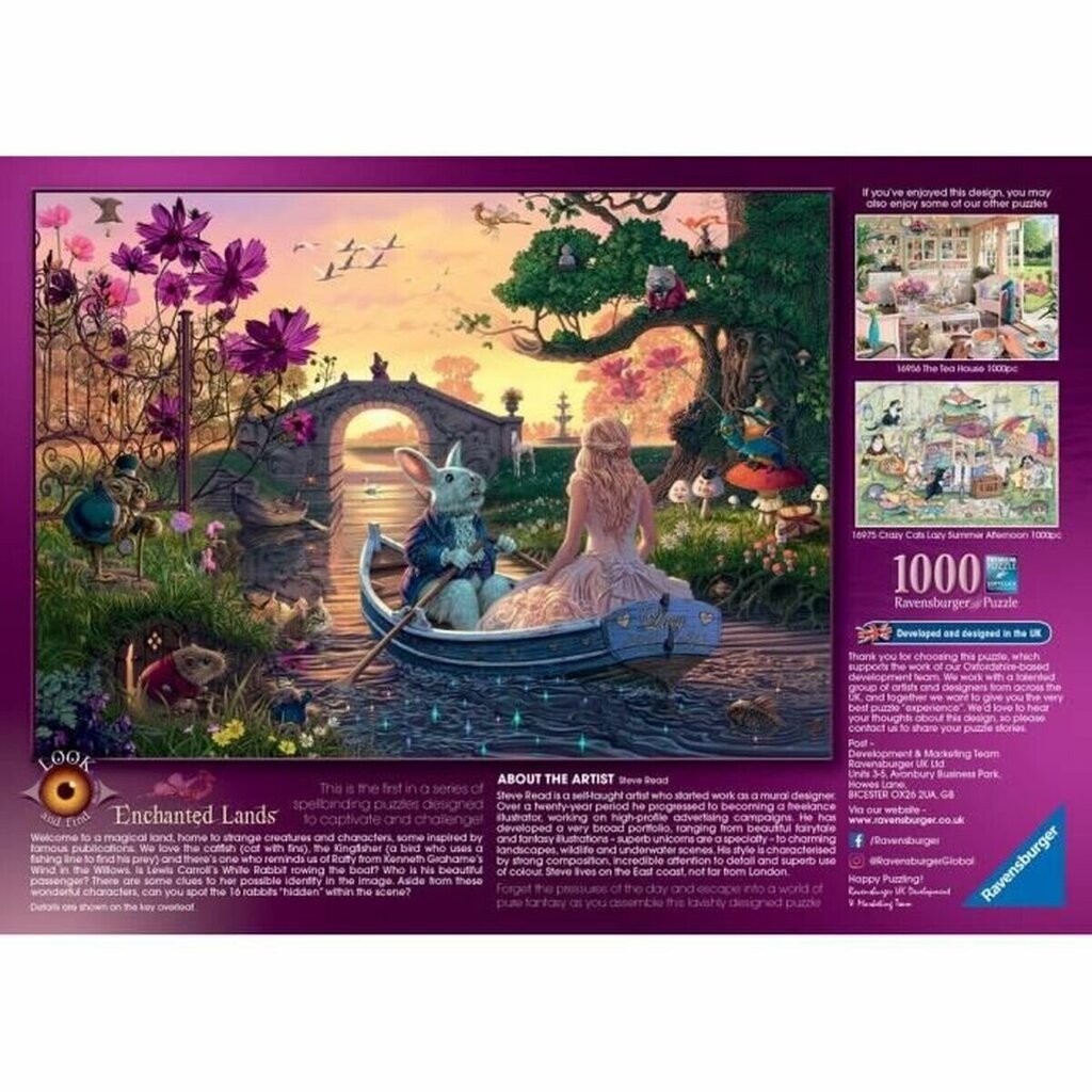 Puzle Ravensburger Enchanted Lands, 1000 d. цена и информация | Puzles, 3D puzles | 220.lv