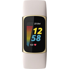 Prece ar bojājumu. Fitbit Charge 5 Lunar White/Soft Gold FB421GLWT cena un informācija | Preces ar bojājumiem | 220.lv