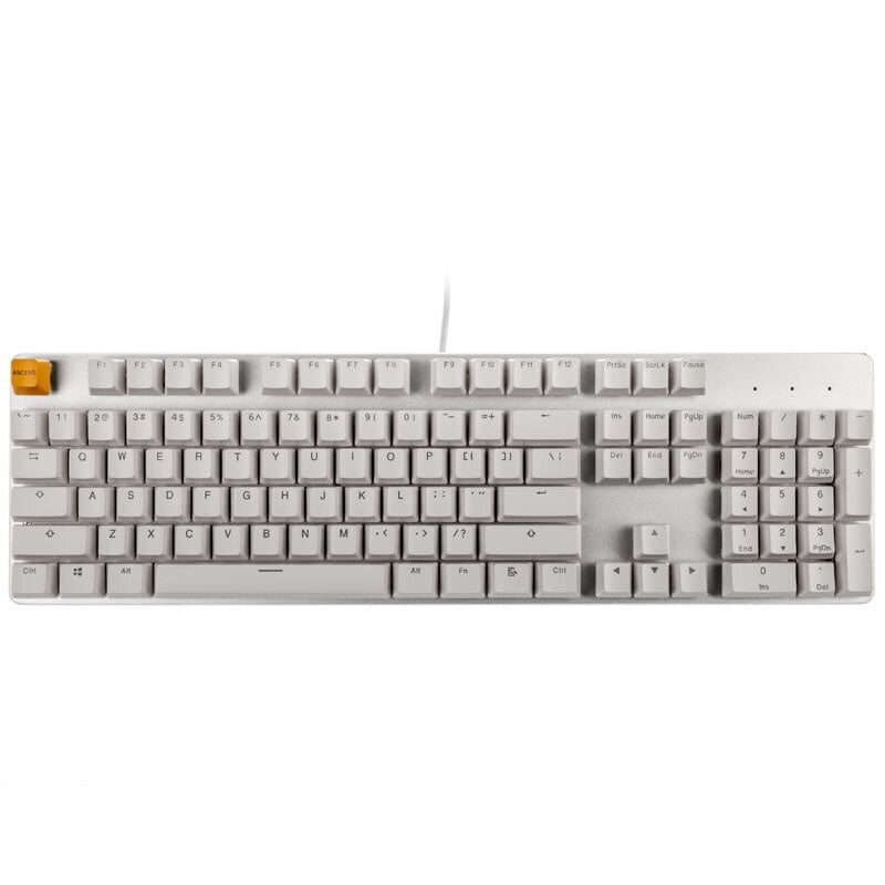 Glorious PC GMMK Full Size White Ice Edition (GLO-GMMK-FS-BRN-W) cena un informācija | Klaviatūras | 220.lv