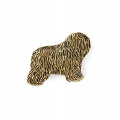 Apzeltīta piespraude Poļu kalnu aitu suns 5056739271018 cena un informācija | Piespraudes, brošas | 220.lv
