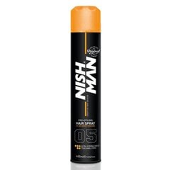 Лак для волос Nishman Hair Spray, 400 ml цена и информация | Средства для укладки волос | 220.lv