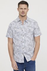 Krekls vīriešiem Dulo MC S526, balts/zils цена и информация | Мужские рубашки | 220.lv