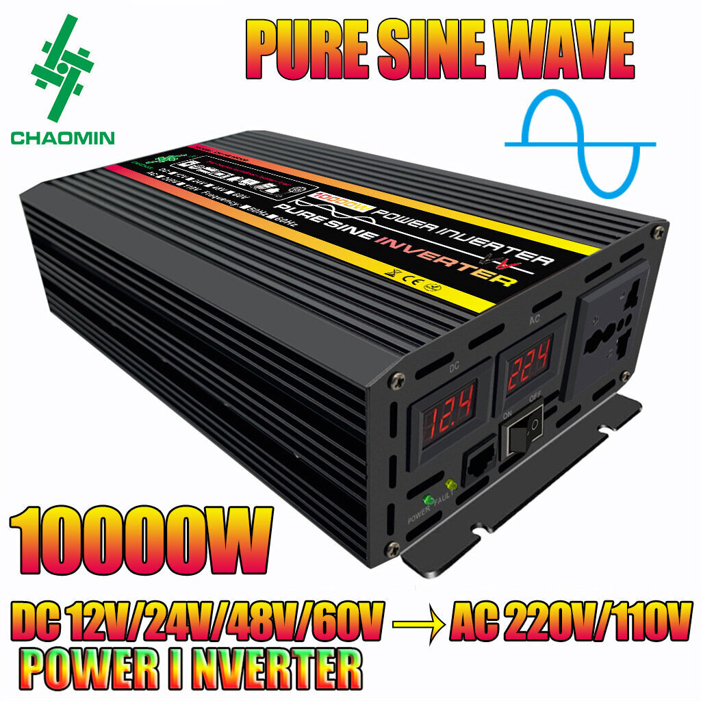 Strāvas pārveidotājs Inverteris 48V-220V 1500W DC48 cena un informācija | Saules paneļi, komponentes | 220.lv