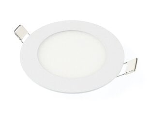 Koloreno LED panelis Classic, 6W, silti balts cena un informācija | Iebūvējamās lampas, LED paneļi | 220.lv