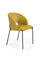 Комплект из 2-х стульев Halmar K373, желтый/черный цена и информация | Стулья для кухни и столовой | 220.lv