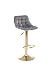 Барный стул Halmar H120, серый/золотой цена и информация | Стулья для кухни и столовой | 220.lv