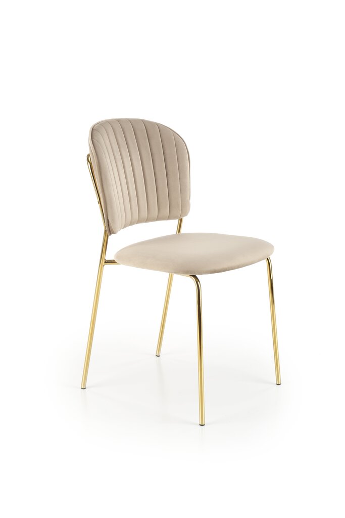 Krēsls Halmar K499, smilšu krāsas cena un informācija | Virtuves un ēdamistabas krēsli | 220.lv