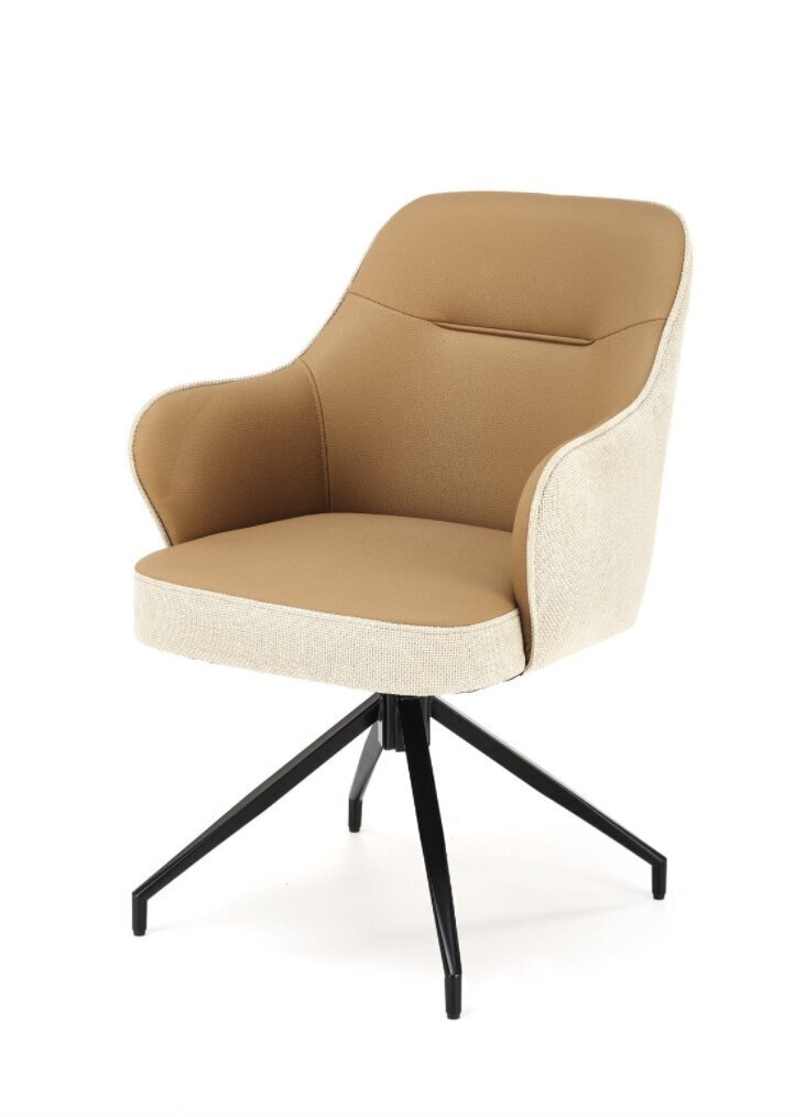 Krēsls Halmar K527, smilšu krāsas cena un informācija | Virtuves un ēdamistabas krēsli | 220.lv