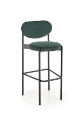 2 bāra krēslu komplekts Halmar H108, zaļš/melns cena un informācija | Virtuves un ēdamistabas krēsli | 220.lv