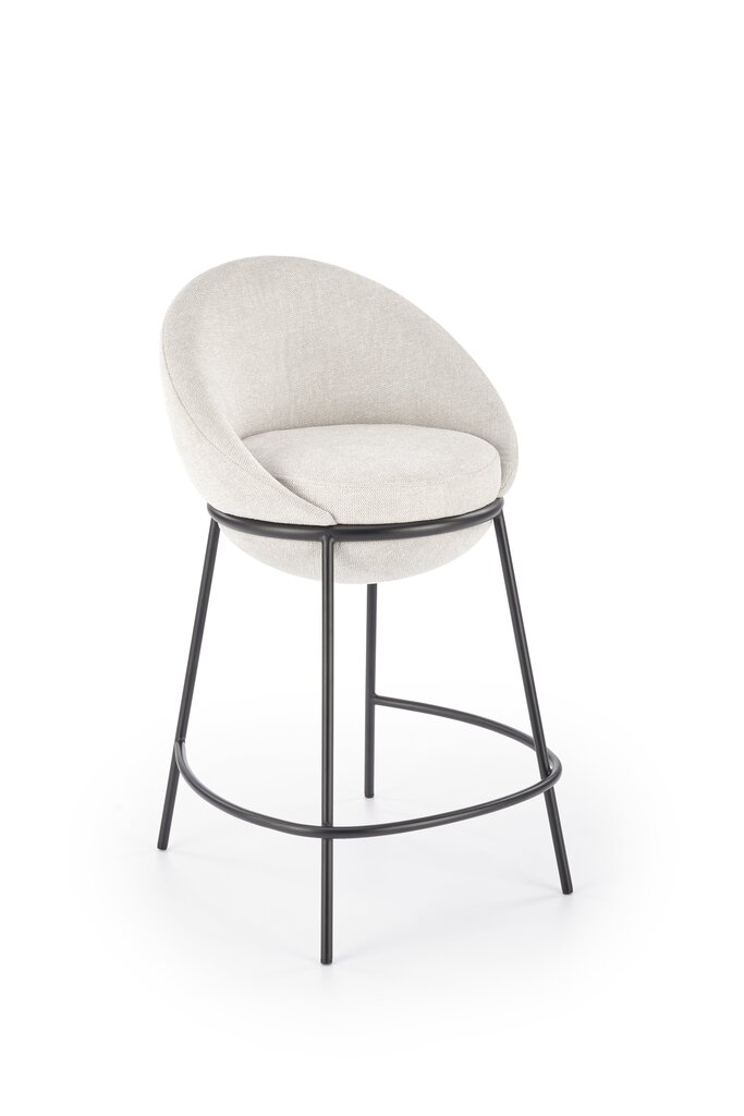 2 bāra krēslu komplekts Halmar H118, smilšu/melns цена и информация | Virtuves un ēdamistabas krēsli | 220.lv