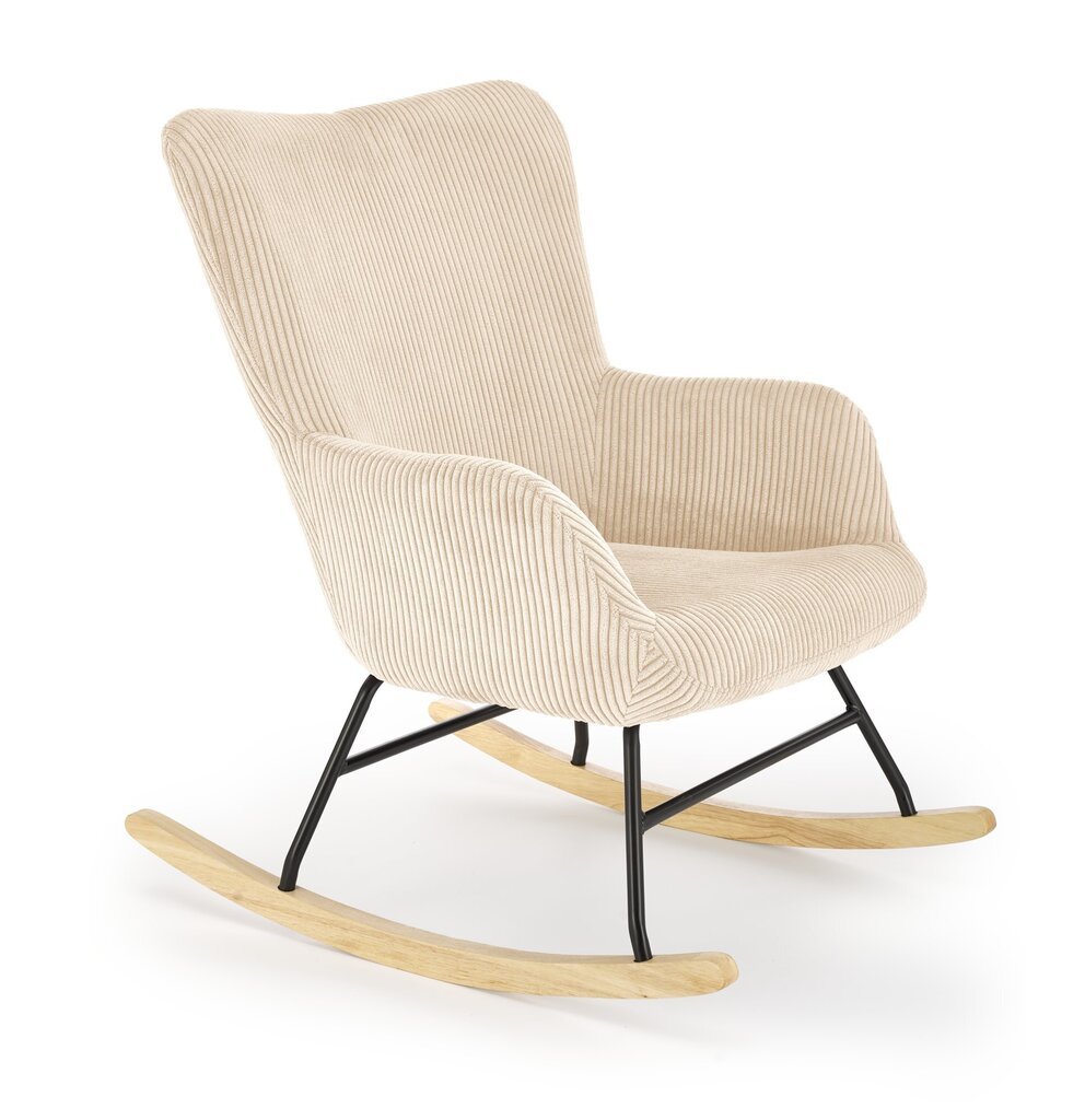 Šūpuļkrēsls Halmar Belmiro, smilšu krāsas цена и информация | Atpūtas krēsli | 220.lv