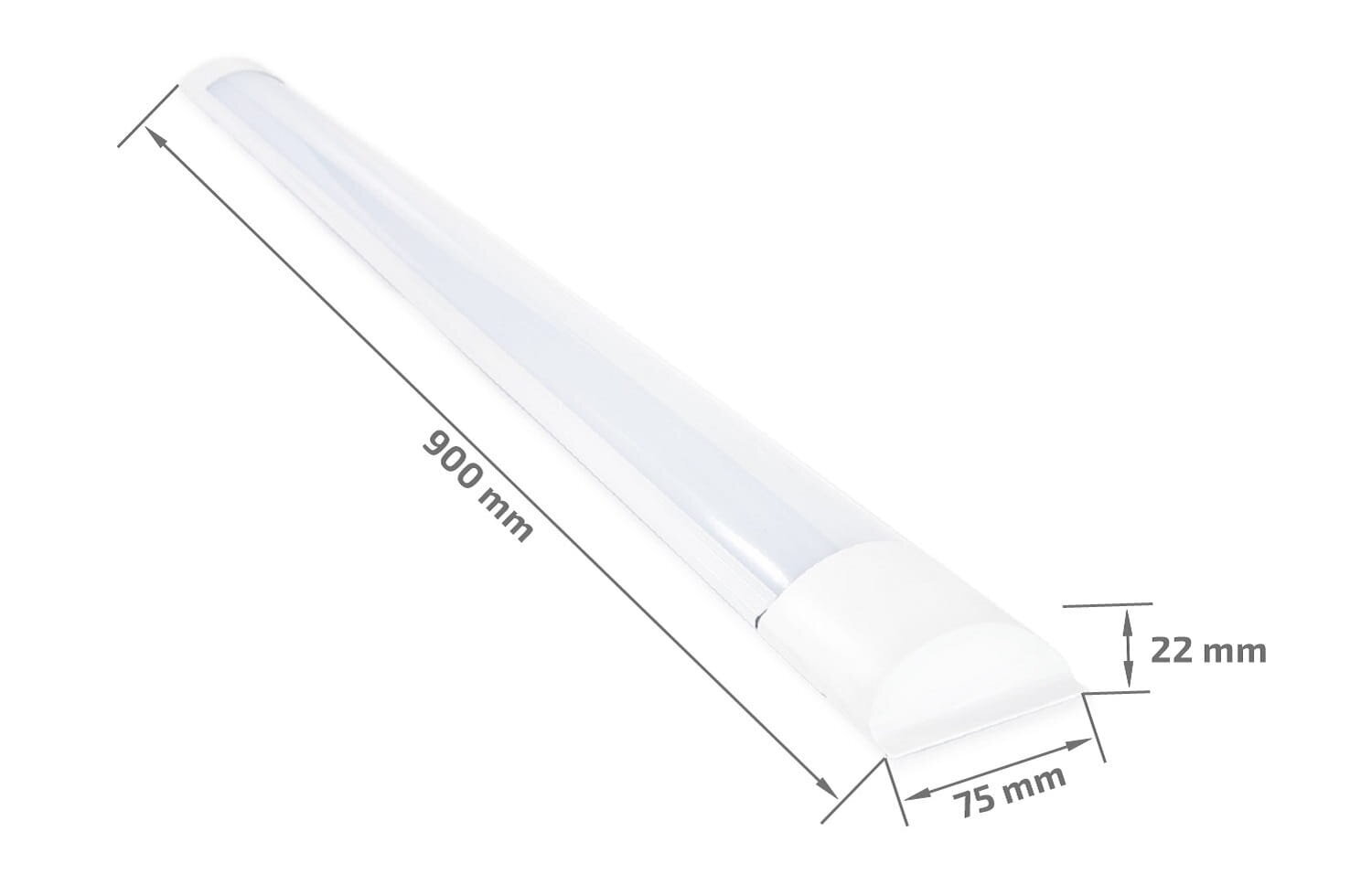 Koloreno LED panelis Slim, 27W, silti balts cena un informācija | Iebūvējamās lampas, LED paneļi | 220.lv