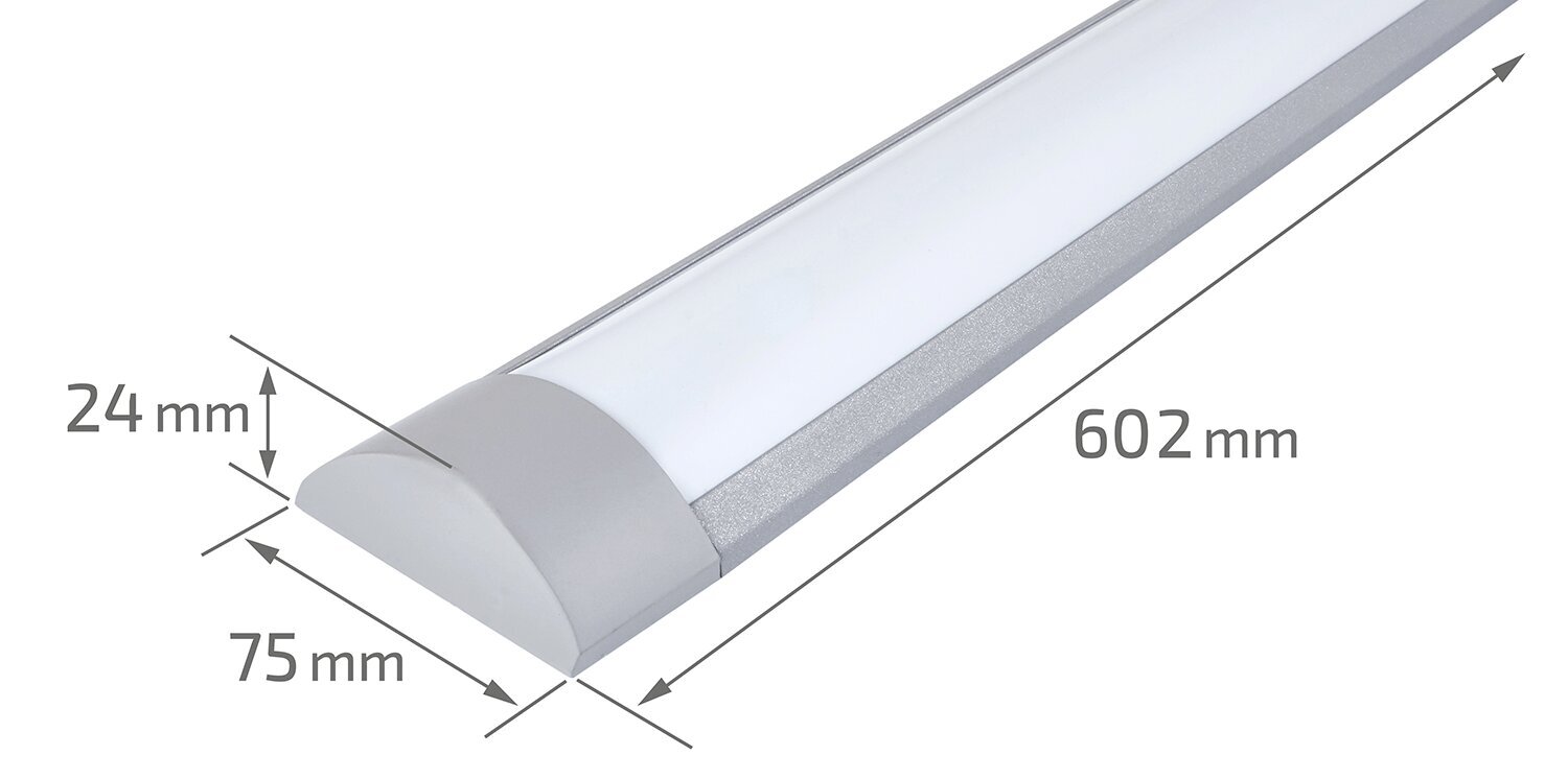 Koloreno LED panelis Slim, 18W, auksti balts cena un informācija | Iebūvējamās lampas, LED paneļi | 220.lv