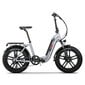 Elektriskais velosipēds RKS RV10, 20", sudraba цена и информация | Elektrovelosipēdi | 220.lv