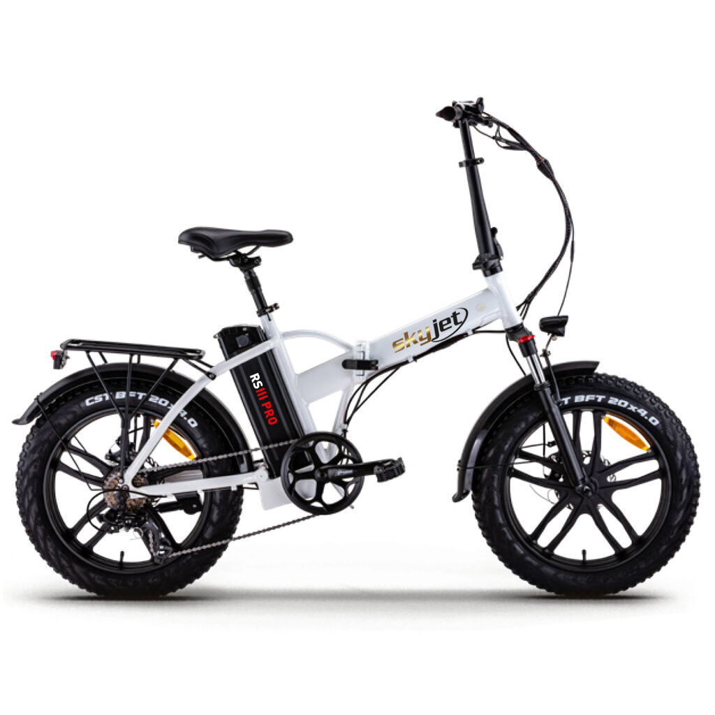 Elektriskais velosipēds Skyjet RSIII Pro 20", balts cena un informācija | Elektrovelosipēdi | 220.lv