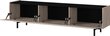 TV galdiņš Lowboard 1113, brūns/melns cena un informācija | TV galdiņi | 220.lv