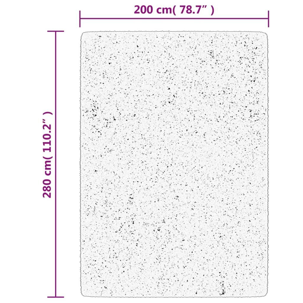 vidaXL paklājs 200x280 cm cena un informācija | Paklāji | 220.lv