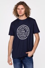 T-krekls vīriešiem Brand8 8010, tumši zils цена и информация | Мужские футболки | 220.lv