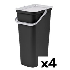 Atkārtoti pārstrādājamo atkritumu tvertne Tontarelli Moda, 38 L цена и информация | Мусорные баки | 220.lv