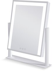 Зеркало со светодиодным освещением G.LUX LED MAKE UP MIRROR-2-WH цена и информация | Косметички, косметические зеркала | 220.lv