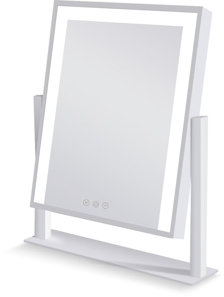 Spogulis ar LED apgaismojumu G.Lux Led Make Up Mirror-2-wh цена и информация | Kosmētikas somas, spoguļi | 220.lv