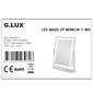 Spogulis ar LED apgaismojumu G.Lux Led Make Up Mirror-2-wh cena un informācija | Kosmētikas somas, spoguļi | 220.lv