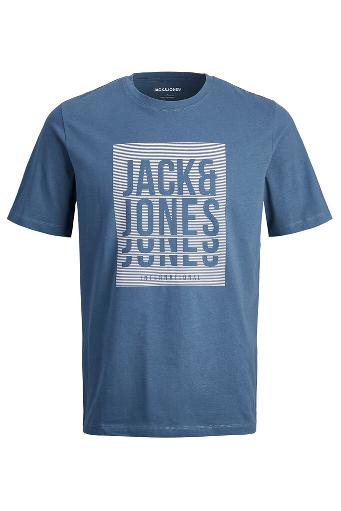 T-krekls vīriešiem Jack & Jones 12248614ENSIGNBLUE, zils цена и информация | Vīriešu T-krekli | 220.lv