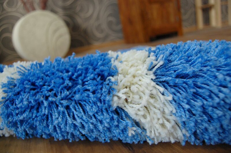 Paklājs Shaggy Gusto Zieds C300 zils, 120 cm цена и информация | Paklāji | 220.lv