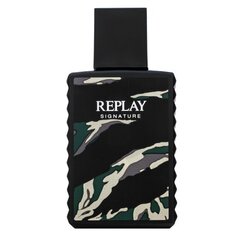 Tualetes ūdens Replay Signature Reverse for Him EDT vīriešiem, 30 ml цена и информация | Мужские духи | 220.lv