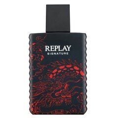 Replay Signature Red Dragon Туалетная вода для мужчин 100 мл цена и информация | Мужские духи | 220.lv