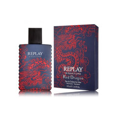 Tualetes ūdens Replay Signature Red Dragon EDT vīriešiem, 100 ml cena un informācija | Vīriešu smaržas | 220.lv