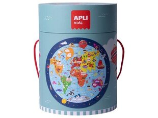 Puzle Apli Kids Pasaules karte, 48d. cena un informācija | Puzles, 3D puzles | 220.lv
