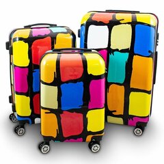 Ceļojumu koferu komplekts Berwin, 3 gab. цена и информация | Чемоданы, дорожные сумки | 220.lv