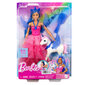 Lelle Bārbija Safīra ar aksesuāriem, rozā, cena un informācija | Rotaļlietas meitenēm | 220.lv
