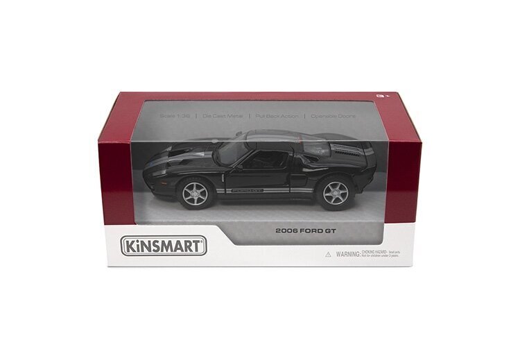 Rotaļu automašīna Kinsmart 2006 Ford GT, 1:36, balta, 12 cm цена и информация | Rotaļlietas zēniem | 220.lv