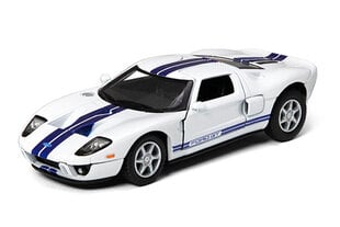 Rotaļu automašīna Kinsmart 2006 Ford GT, 1:36, balta, 12 cm цена и информация | Игрушки для мальчиков | 220.lv