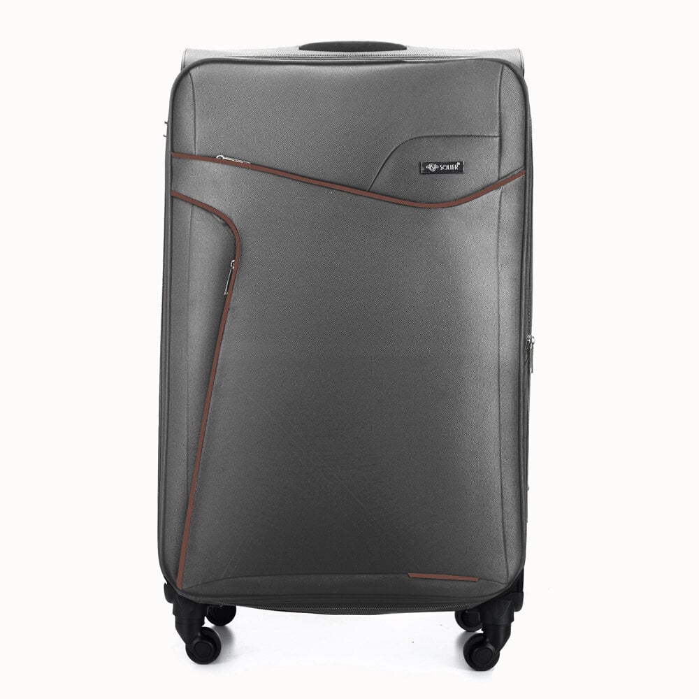 Vidējs koferis Solier Luggage STL1316, M, pelēks cena un informācija | Koferi, ceļojumu somas | 220.lv