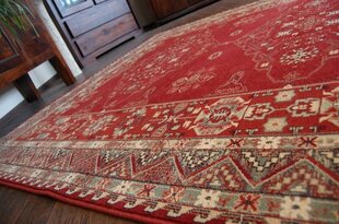 Polonia Afgan vilnas paklājs rubīns, 200x300 cm cena un informācija | Paklāji | 220.lv